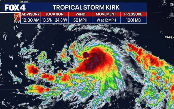 Bão Kirk hình thành, dự báo mạnh ngang bão Helene với sức hủy diệt khủng khiếp Ảnh 2