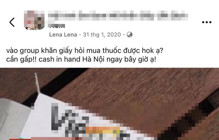 Bài đăng của ca sĩ Lena hồi năm 2020 bị 'đào' lại.