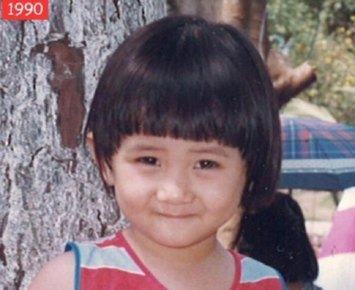 Võ Hoàng Yến tiết lộ ảnh thuở nhỏ.