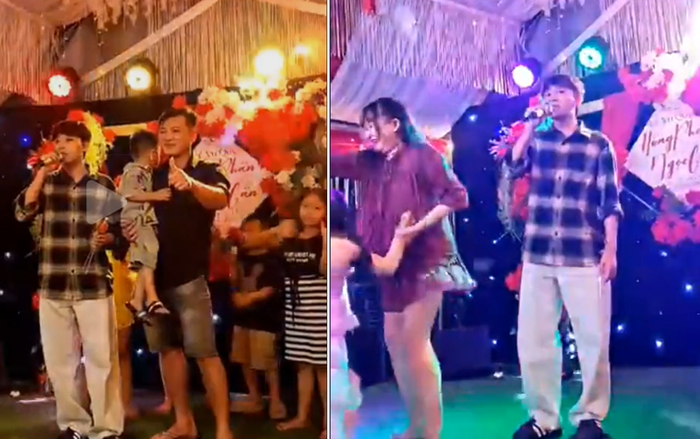 Hồ Văn Cường về quê hát đám cưới, diện mạo khác hẳn với lúc chạy show Ảnh 1