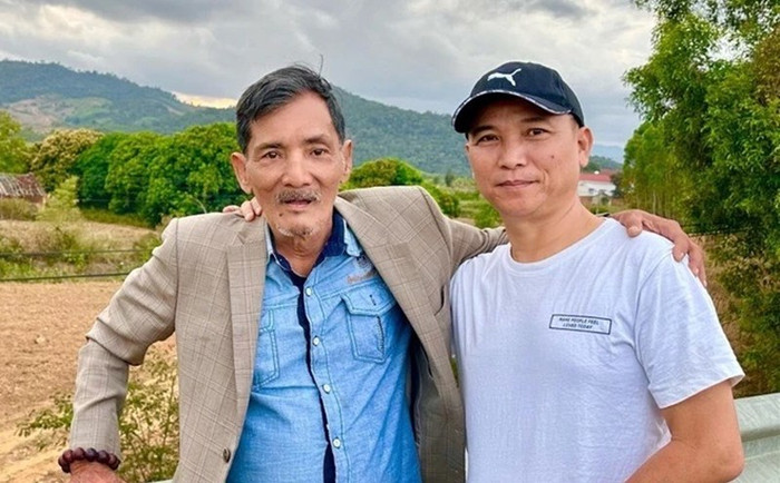 Thương Tín và nhạc sĩ Tô Hiếu.