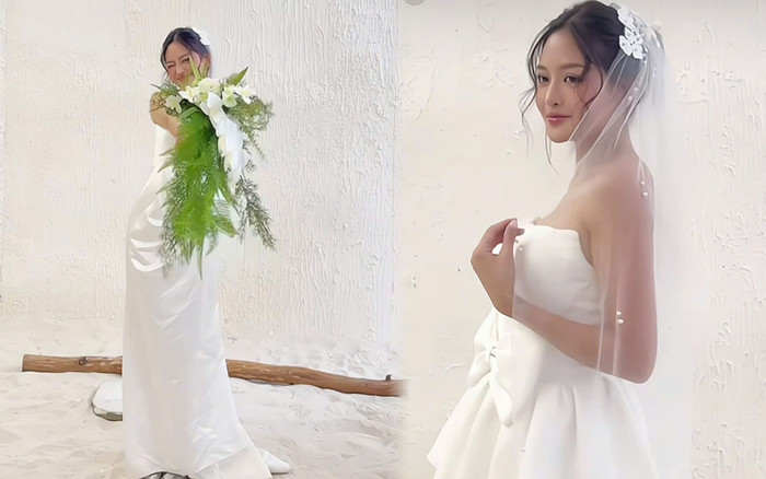 'Bạn gái' Đình Tú chính thức tung ảnh cưới Ảnh 2