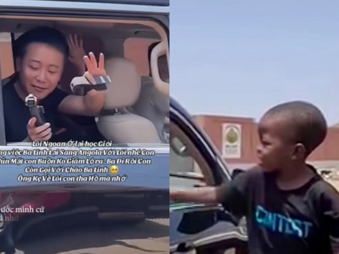 Khoảnh khắc Lôi Con chào tạm biệt Quang Linh Vlogs.