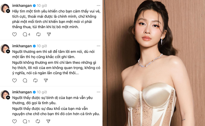 Trạng thái lạ của Khả Ngân khiến dân tình xôn xao.