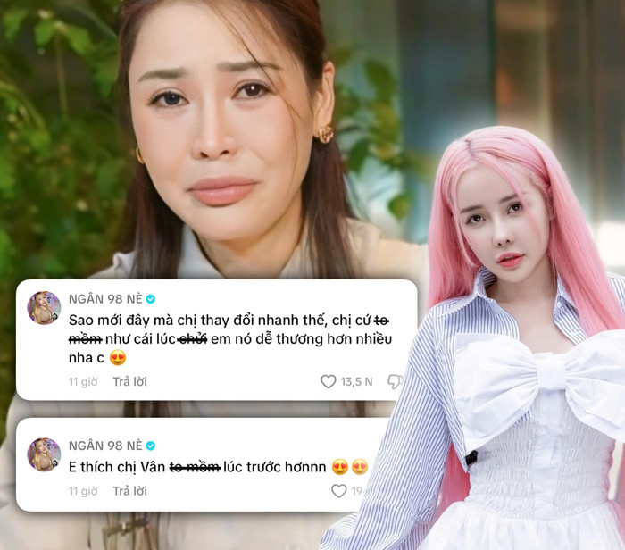 Ngân 98 mỉa mai Quế Vân.