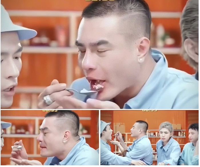 Hành động nhai cơm của Lê Dương Bảo Lâm cho Võ Tấn Phát khiến cộng đồng mạng phẫn nộ.