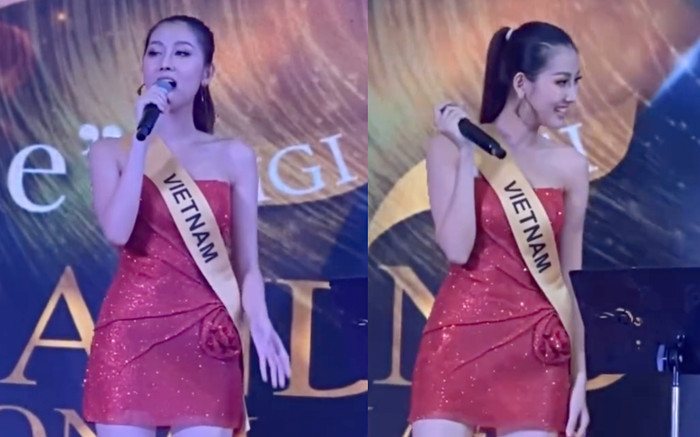 Hoa hậu Quế Anh lại hát hò, khán giả 'thổi bùng' tranh cãi Ảnh 2