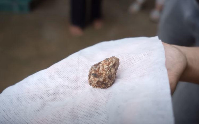 Phát hiện viên đá thoang thoảng mùi thơm trong óc heo, người phụ nữ rao bán với giá 2 tỷ Ảnh 2