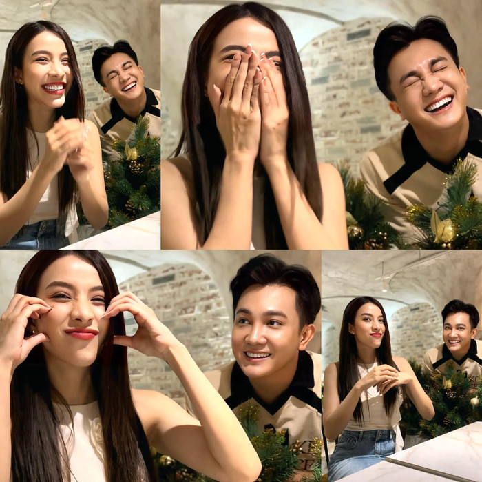 Diễn viên Lê Nguyên Bảo vừa chia sẻ loạt khoảnh khắc tình tứ bên bạn diễn Ngô Phương Anh.