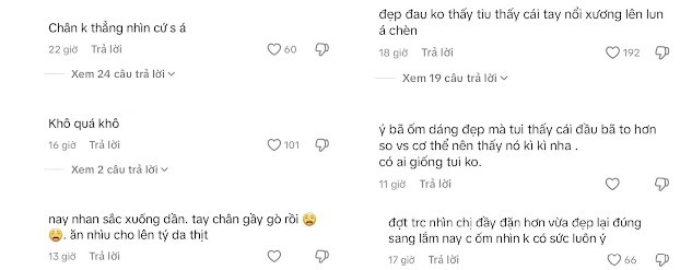 Cư dân mạng bình luận về thân hình hiện tại của Nhã Phương.