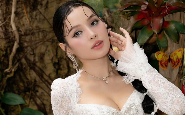 Phương Trinh Jolie bầu 6 tháng vẫn tự tin diện váy cắt xẻ táo bạo, nhan sắc gây ngỡ ngàng Ảnh 2