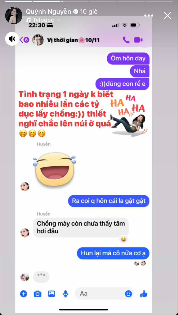 Quỳnh Kool bối rối vì bị giục lấy chồng. Ảnh: FBNV