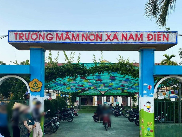 Trường mầm non xã Nam Điền (Ảnh: VietNamNet)