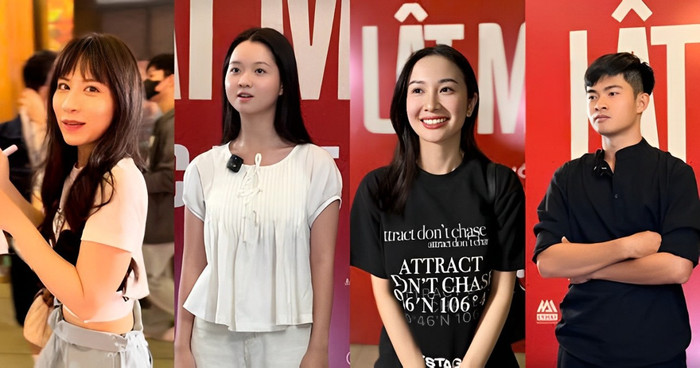 Lâm Thanh Mỹ (áo trắng) và nhiều gương mặt thân quen tham gia casting Lật Mặt 8 - Tuổi Trẻ.