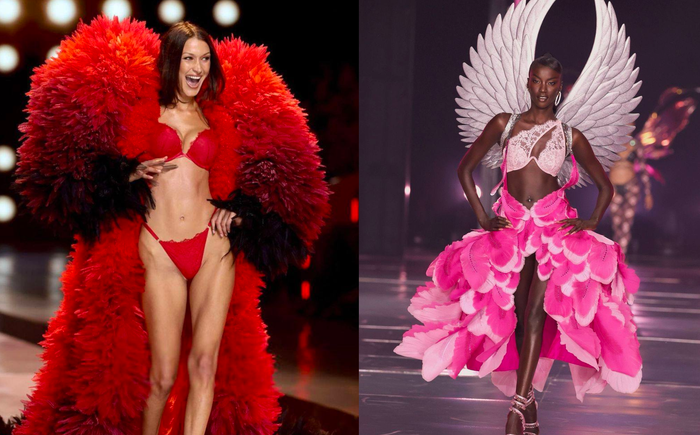 Phụ kiện trình diễn đa dạng, trưng dụng từ cánh nhiều kích cỡ đến áo choàng khổng lồ.