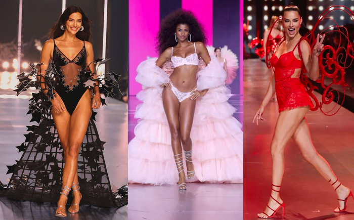 Nhiều thiết kế nội y ở đa dạng form dáng, màu sắc lẫn cách thiết kế được trình làng tại show diễn Victoria's Secret 2024.