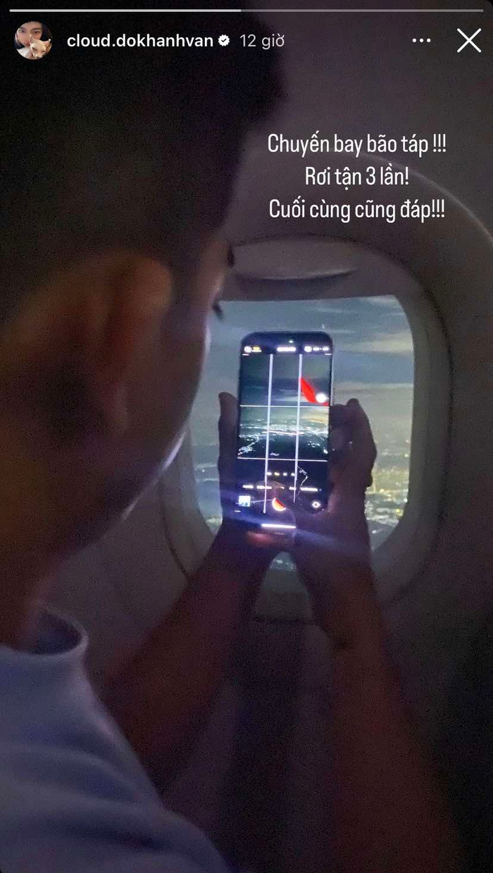 Nữ diễn viên Đỗ Khánh Vân cập nhật về sự cố ngoài ý muốn khi di chuyển bằng máy bay. Ảnh: FBNV