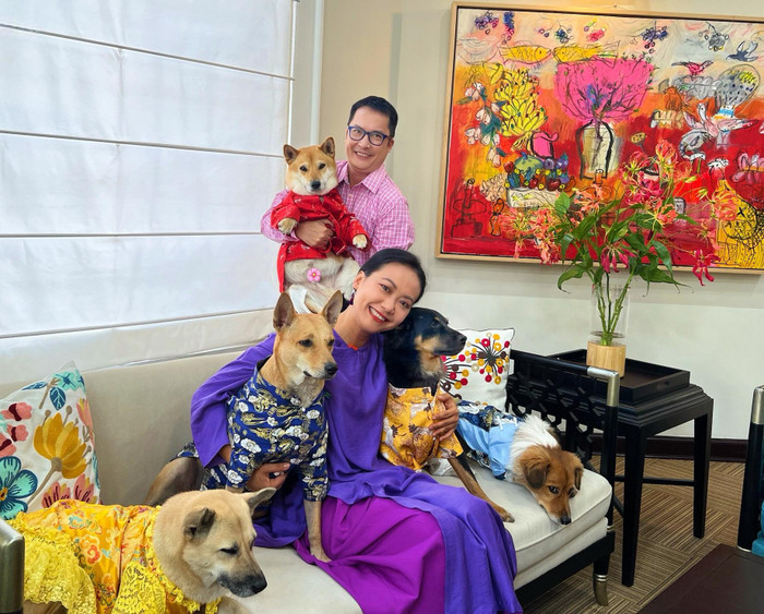 Hôn nhân viên mãn của Hồng Ánh bên chồng là nhà phê bình văn học.