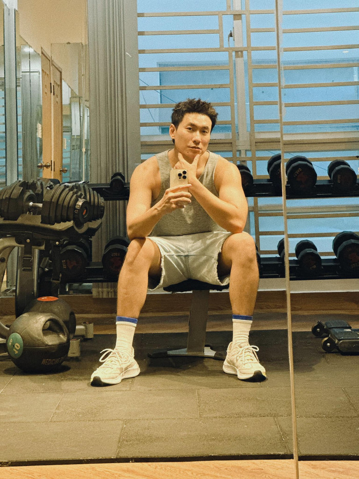 Kiều Minh Tuấn rất chăm chút trong việc chăm sóc bản thân.