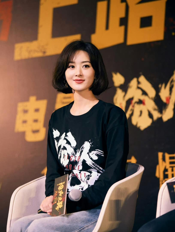 Triệu Lệ Dĩnh vẫn gây tranh cãi vì khả năng trò chuyện thiếu sự tinh tế, khéo léo. Ảnh: Sưu tầm