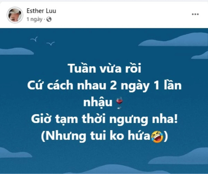 Trước đó, vợ Trấn Thành cho biết cô bị xuống tinh thần và thường xuyên đi uống.