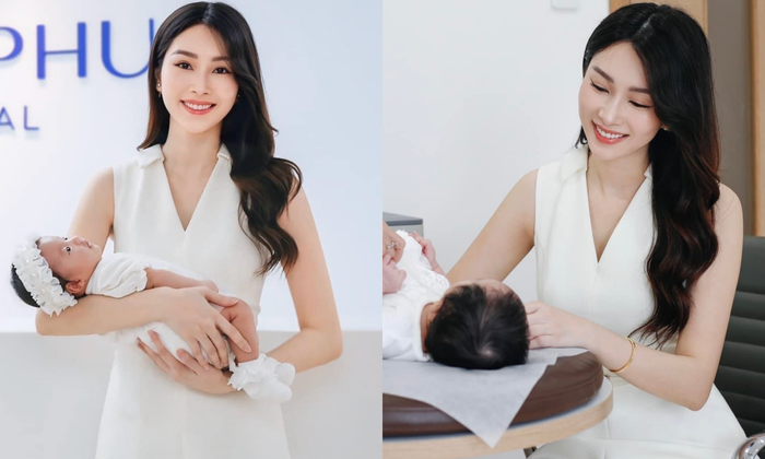 Hoa hậu Đặng Thu Thảo nhận được nhiều lời khen ngợi nhờ visual xinh đẹp, thần thái rạng rỡ, đúng chuẩn 'thần tiên tỷ tỷ'. 