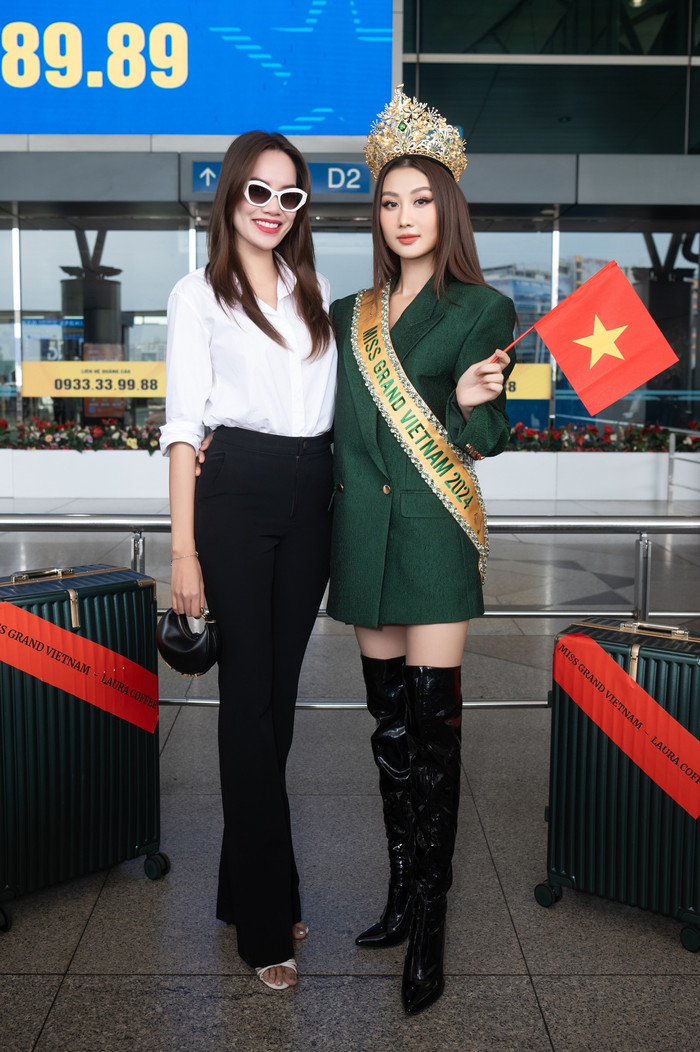 Hoa hậu Lê Hoàng Phương tag thẳng tài khoản Quế Anh để phản hồi thông tin chê lối catwalk vừa qua. 