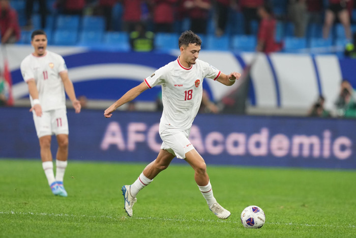 Tiền vệ Ivar Jenner của tuyển Indonesia sinh năm 2004 nhưng thi đấu rất hay. Ảnh: AFC