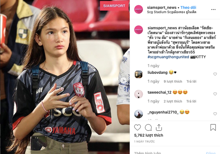 Em gái Đặng Văn Lâm từng được báo chí Thái Lan ca ngợi vẻ ngoài khi đi cổ vũ cho anh trai.&nbsp;