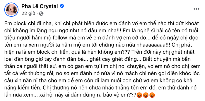 Bài viết này của ca sĩ Pha Lê vẫn đang thu hút sự chú ý từ phía một bộ phận khán giả. Ảnh: Chụp màn hình