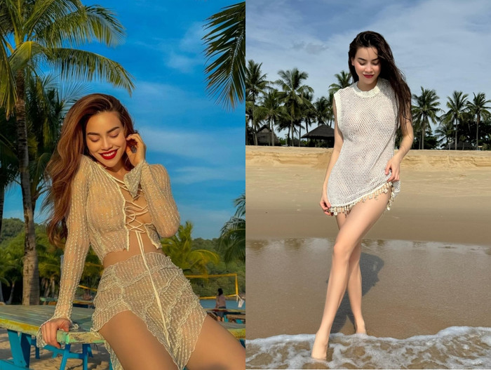 Hồ Ngọc Hà luôn khéo léo và tinh tế khi diện đồ xuyên thấu.