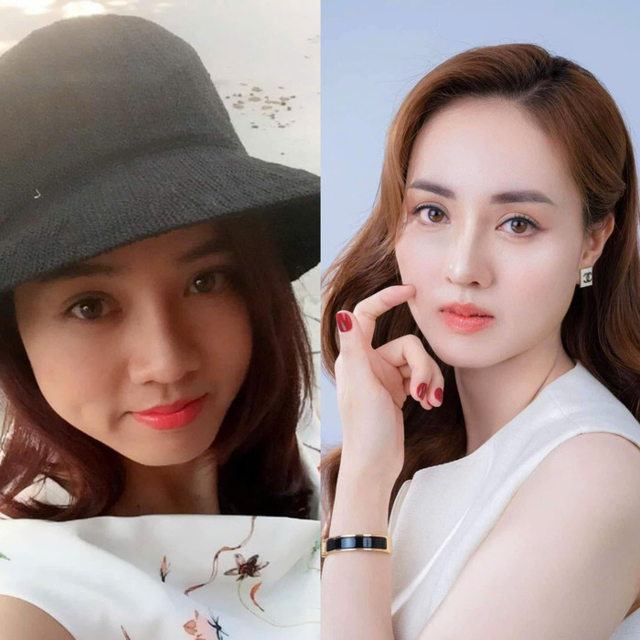 Nhan sắc của bà xã Công Lý xưa và nay.