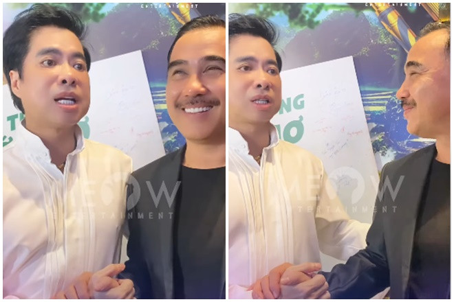 Quyền Linh và Ngọc Sơn là đôi bạn thân thiết. (Ảnh Meow Entertainment)