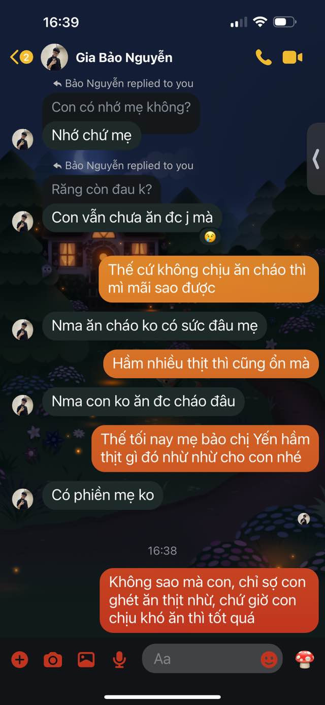 MC Thảo Vân tiết lộ tình trạng sức khỏe của con trai. 