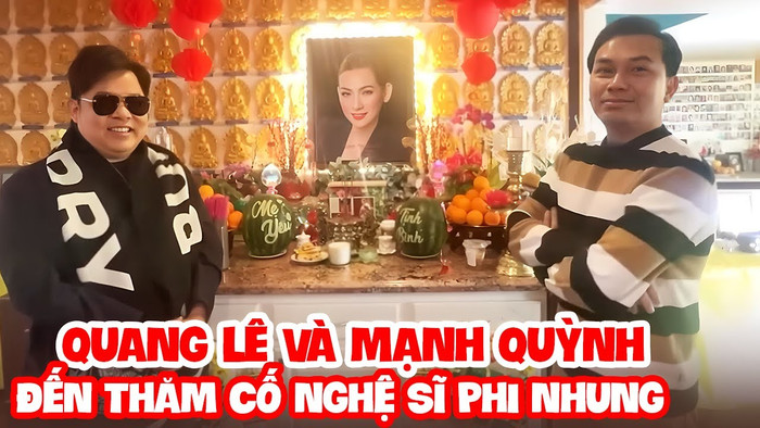 Quang Lê đến viếng Phi Nhung, bồi hồi hát ca khúc kỷ niệm tặng đàn chị Ảnh 4