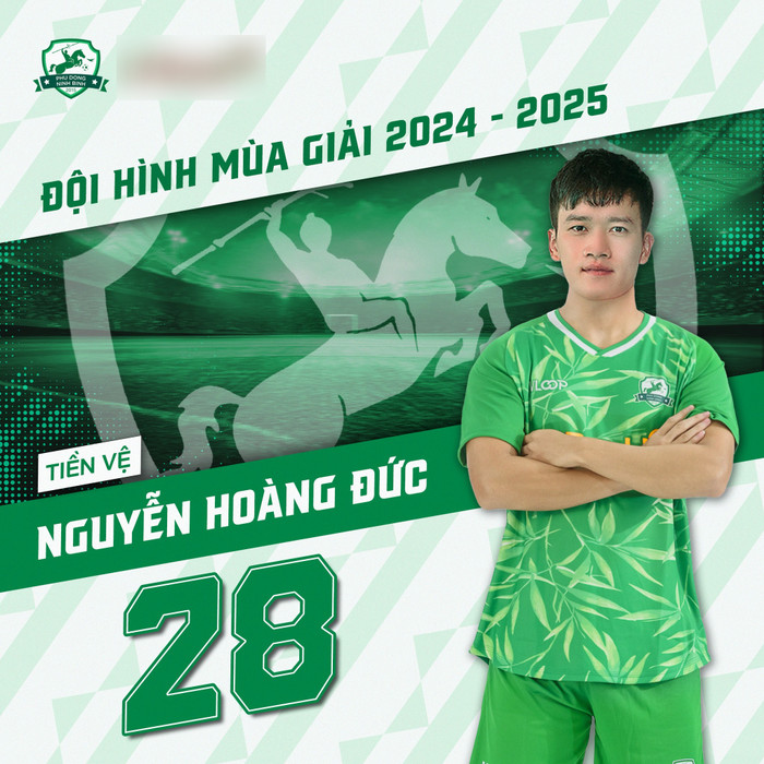 Tiền vệ Nguyễn Hoàng Đức sẽ làm đội trưởng CLB Phù Đổng Ninh Bình ở mùa giải 2024/25 (Ảnh: CLB Phù Đổng Ninh Bình).