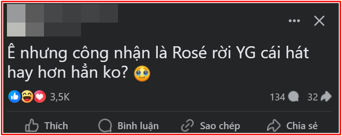 Rosé hát hay hơn sau khi rời YG? Ảnh 1