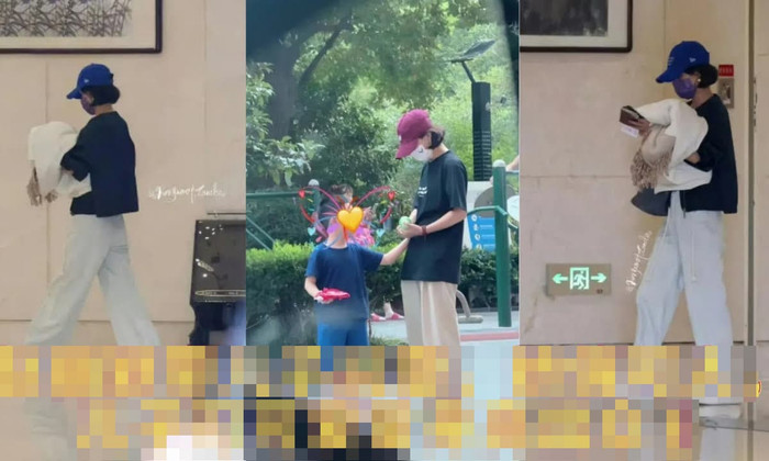 Dù bận rộn, Triệu Lệ Dĩnh vẫn cố gắng dành nhiều thời gian để chăm sóc cho con trai 5 tuổi.&nbsp;