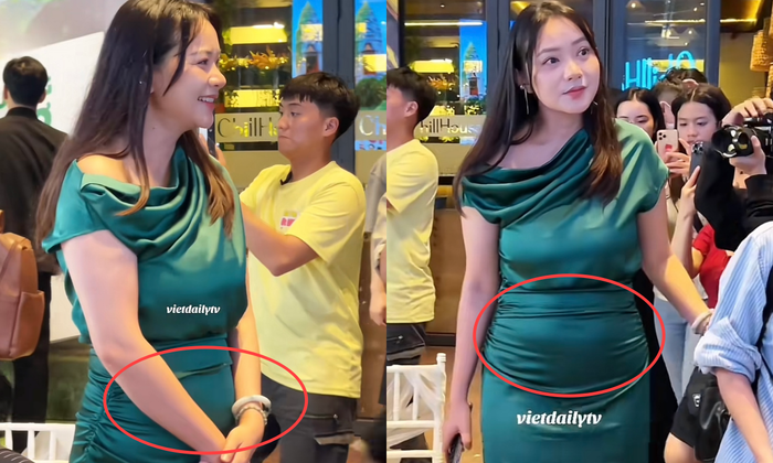 Vòng 2 lùm lùm của Phan Như Thảo khi tham sự kiện gần đây. 