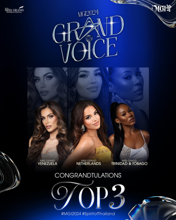 Hoa hậu Quế Anh không có tên trong danh sách Top 3 hạng mục Grand Voice 2024.