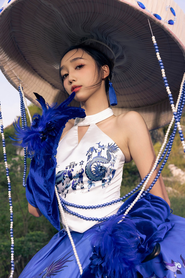 Mẫu teen Quách Lê Thùy Minh.