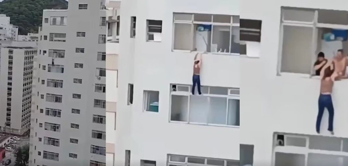 May mắn có 2 người dân cạnh đó đã cứu giúp.