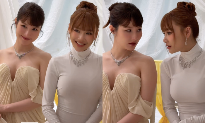 Nhã Phương 'flex' vòng eo con kiến khi diện trang phục bó sát. 