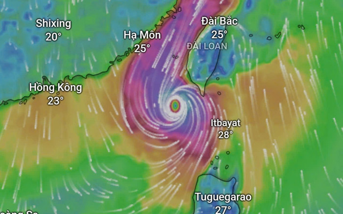 Hướng di chuyển của siêu bão mạnh khủng khiếp Krathon Ảnh 2