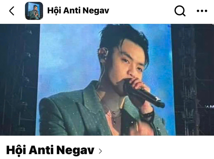 Group anti Negav đã xuất hiện.
