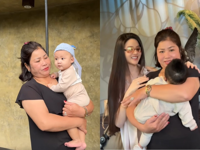 Khoảnh khắc đáng yêu của 3 thế hệ nhà Chu Thanh Huyền.