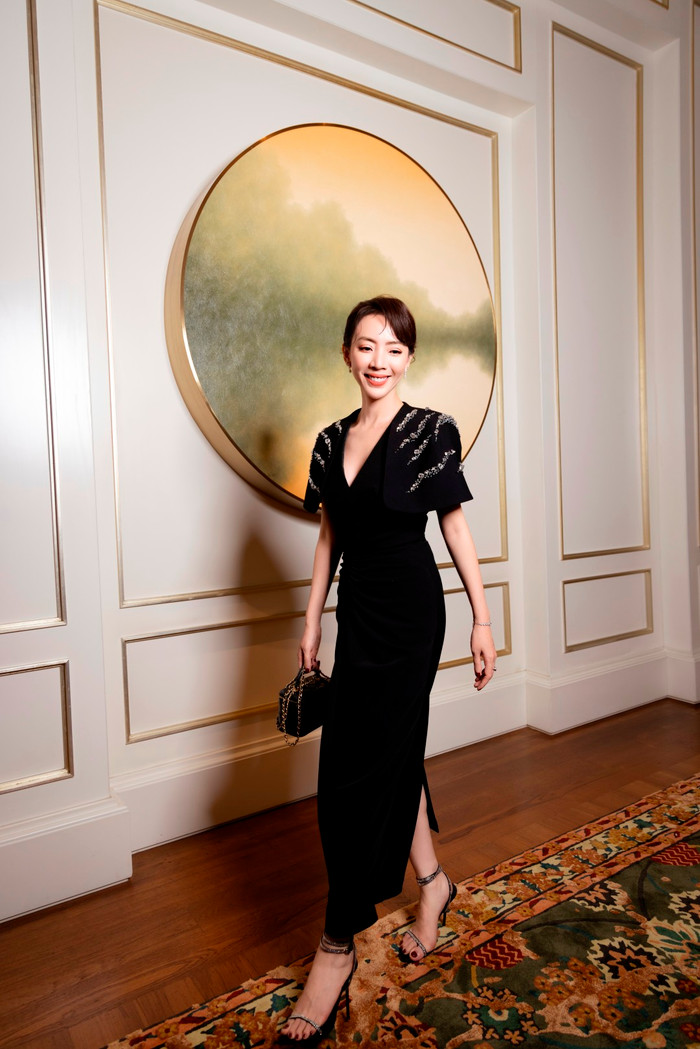 Thu Trang tại sự kiện giới thiệu phim Cô Dâu Hào Môn của Vũ Ngọc Đãng.