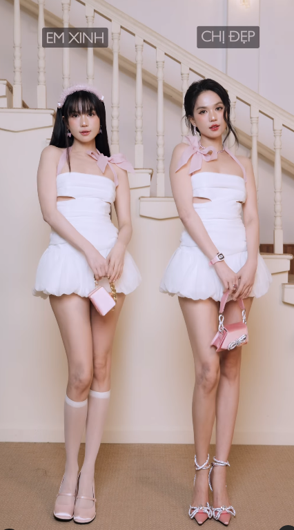 Học cách phối đồ kiểu 'chị đẹp - em xinh' của Ngọc Trinh: Đỉnh thế nào mà các tín đồ khen nức nở? Ảnh 1