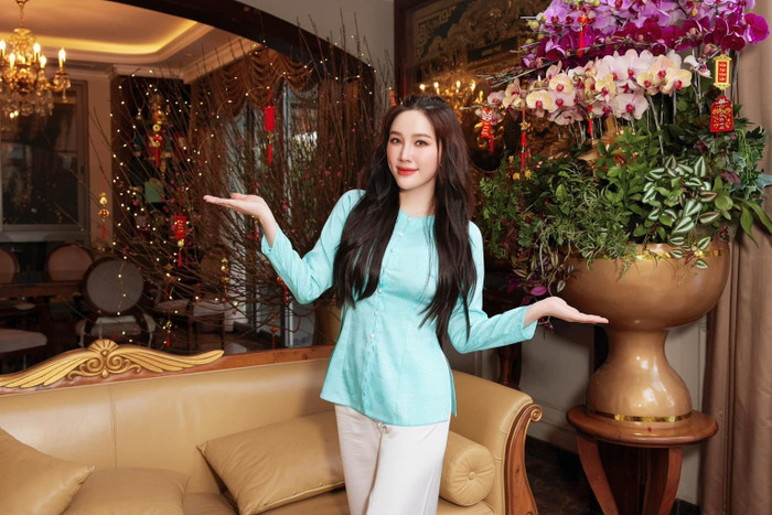 Một góc của căn nhà hơn 400m2 của Bảo Thy và chồng.