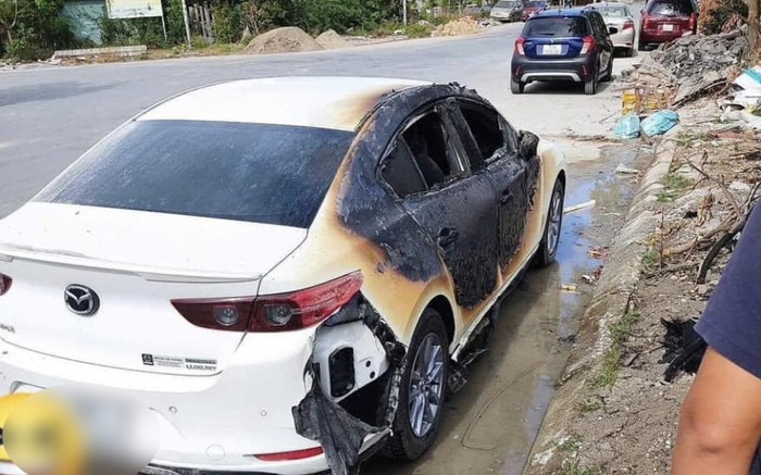 Xác minh danh tính người đốt lá cây làm cháy cả ô tô ở Hải Phòng Ảnh 2